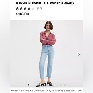 Levis Wedgie Straight Size 26